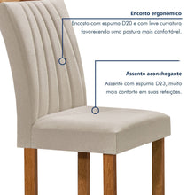 Conjunto Mesa Tampo Smart Plus Vidro Kyra 120CMX90CM 4 Cadeiras Arizona - Foto 7