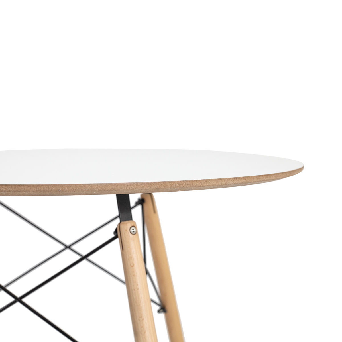 Kit Mesa Redonda Chanfrada Eames 90cm com 4 Cadeiras Kaila La Mobilia - Foto 8