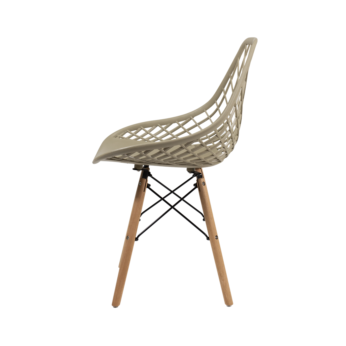 Kit Mesa Redonda Chanfrada Eames 90cm com 4 Cadeiras Kaila La Mobilia - Foto 5