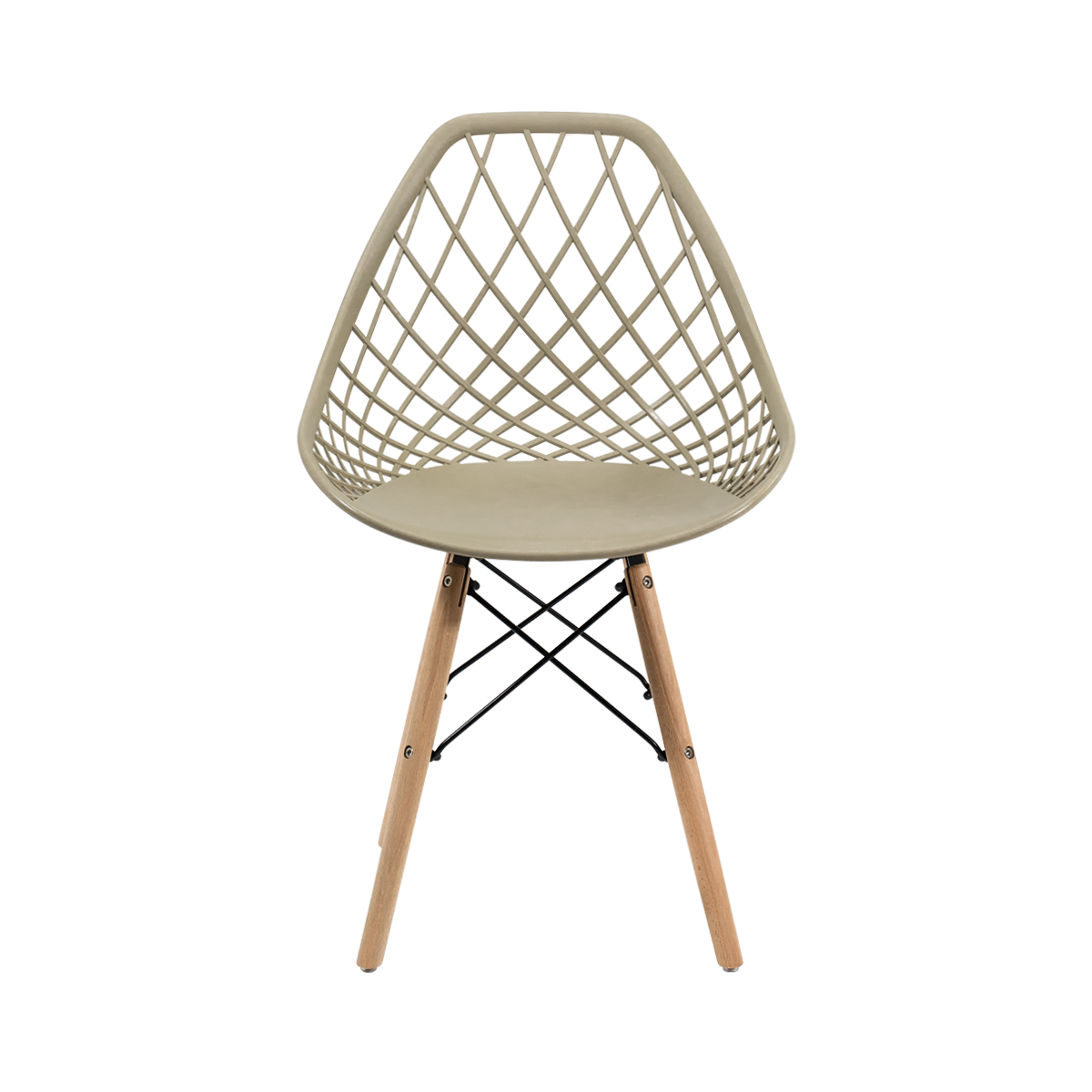 Kit Mesa Redonda Chanfrada Eames 90cm com 4 Cadeiras Kaila La Mobilia - Foto 4
