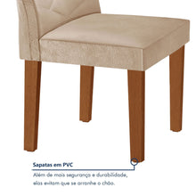 Conjunto Mesa Redonda com 4 Cadeiras Tampo MDF Barcelona Cia dos Móveis - Foto 8