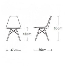 Conjunto Mesa 4 Cadeiras Brancas Eiffel 90cm Base Madeira Tampo Branco - Foto 6