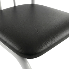 Conjunto Mesa de Jantar 4 Lugares Retangular em Aço com Tampo em Granito Monique Mescla Branco/Preto - Foto 9