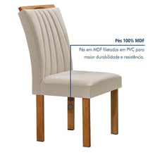 Conjunto Mesa Tampo Smart Plus Vidro Kyra 120CMX90CM 4 Cadeiras Arizona - Foto 6