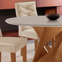 Conjunto Mesa Redonda com 4 Cadeiras Tampo MDF Barcelona Cia dos Móveis - Foto 12