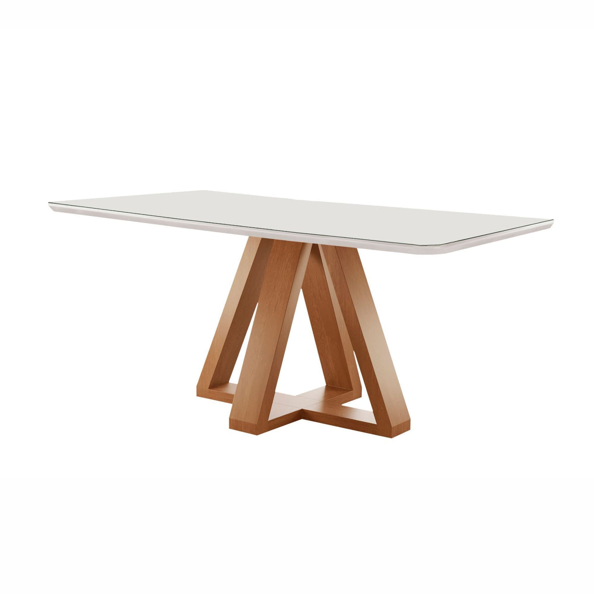 Conjunto Mesa Tampo Smart Plus Vidro Kyra 120CMX90CM 4 Cadeiras Arizona - Foto 12