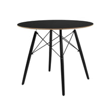 Conjunto Mesa Redonda Eames Black 90cm + 4 Cadeiras Allegra Sala Cozinha Jantar - La Mobilia - Foto 6