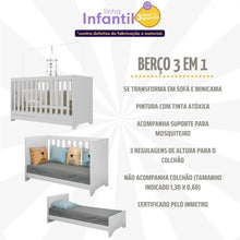 Berço 3 em 1 Evolutivo (Vira Mini Cama) - 100% Madeira Maciça [Garantia de 3 Anos] - Imagem 6