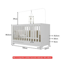 Berço 3 em 1 Evolutivo (Vira Mini Cama) - 100% Madeira Maciça [Garantia de 3 Anos] - Imagem 2
