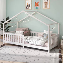 Cama Casinha Montessoriana Solteiro Lisan - 100% Madeira Maciça [Grade de Proteção 32cm] - Imagem 9
