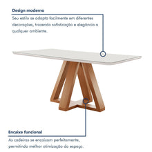 Conjunto Mesa Tampo Smart Plus Vidro Kyra 120CMX90CM 4 Cadeiras Arizona - Foto 4