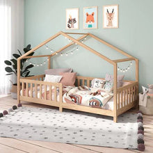 Cama Casinha Montessoriana Solteiro Lisan - 100% Madeira Maciça [Grade de Proteção 32cm] - Imagem 10
