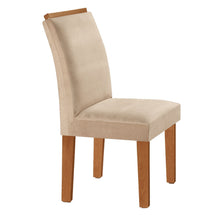 Conjunto Sala de Jantar Mesa Tampo Dakota Plus Vidro 160x80cm com 6 Cadeiras Luisa Cia dos Móveis - Foto 13