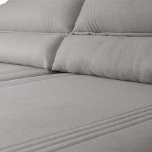 Sofá Retrátil Reclinável 2,30m Nivus Cinza c/ Molas Ensacadas - King House - Imagem 9