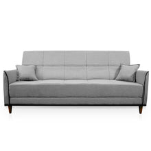 Sofá Cama Sérvia 2,00m Cinza Linho Rustico - Imagem 6