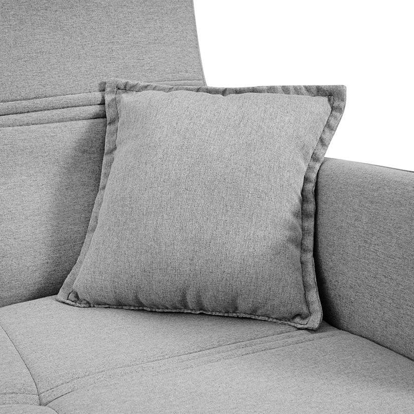 Sofá Cama Sérvia 2,00m Cinza Linho Rustico - Imagem 7