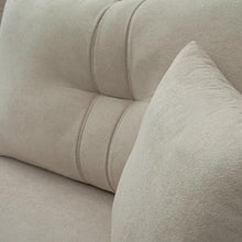 Sofá Living Malibu 2,30m Bege Bouclê - Imagem 6