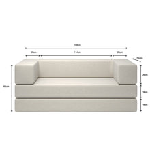 Sofá Cama Buty 2 em 1 Espuma para Sala Quarto Compacto Confortável Prático Ideal para Ambientes Pequenos Apartamento - Imagem 2