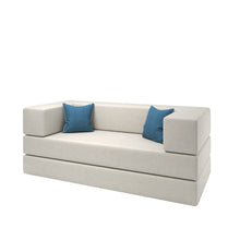 Sofá Cama Buty 2 em 1 Espuma para Sala Quarto Compacto Confortável Prático Ideal para Ambientes Pequenos Apartamento - Imagem 4