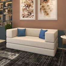 Sofá Cama Buty 2 em 1 Espuma para Sala Quarto Compacto Confortável Prático Ideal para Ambientes Pequenos Apartamento - Imagem 5