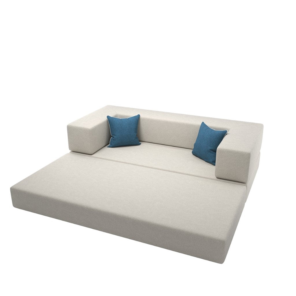 Sofá Cama Buty 2 em 1 Espuma para Sala Quarto Compacto Confortável Prático Ideal para Ambientes Pequenos Apartamento - Imagem 7