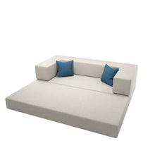 Sofá Cama Buty 2 em 1 Espuma para Sala Quarto Compacto Confortável Prático Ideal para Ambientes Pequenos Apartamento - Imagem 7