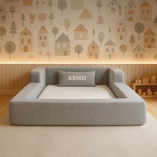 Cama Montessoriana Solteiro Aconchego 100% Espuma Cinza
