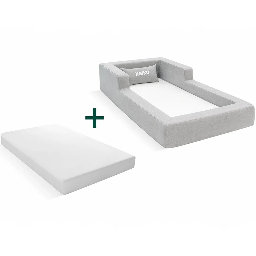 Cama Montessoriana Solteiro Aconchego 100% Espuma Cinza - Imagem 3