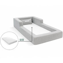 Cama Montessoriana Solteiro Aconchego 100% Espuma Cinza - Imagem 8