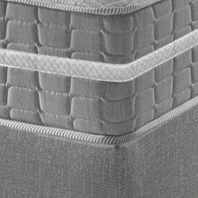 Cama Box Solteiro King Cinza + Colchão Molas Ensacadas Alabama 96x203x61cm - Imagem 7