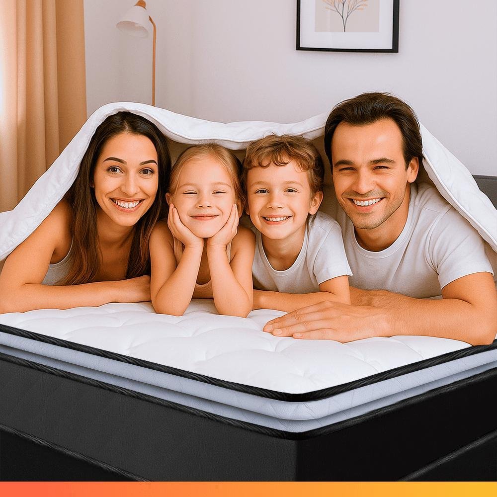 Cama Box Casal Colchão Molas Ensacadas Pillow Maximus 138x188x62cm Cinza / Preto Gazin - Imagem 7