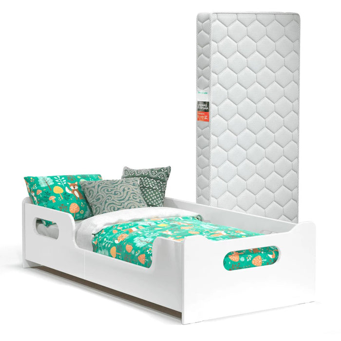 Cama Infantil Montessoriana Baixa Com Colchão Incluso Juvenil Quarto Criança Menina Menino Encanto