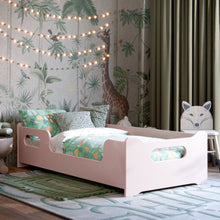 Cama Infantil Montessoriana Baixa Com Colchão Incluso Juvenil Quarto Criança Menina Menino Encanto - Imagem 4