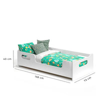 Cama Infantil Montessoriana Baixa Com Colchão Incluso Juvenil Quarto Criança Menina Menino Encanto - Imagem 8