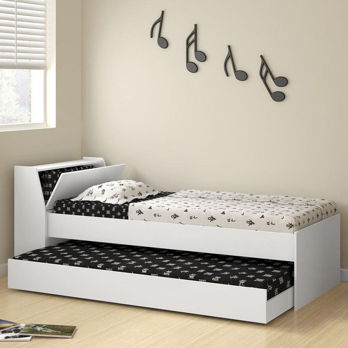 Cama Solteiro Bicama Ditália Branco