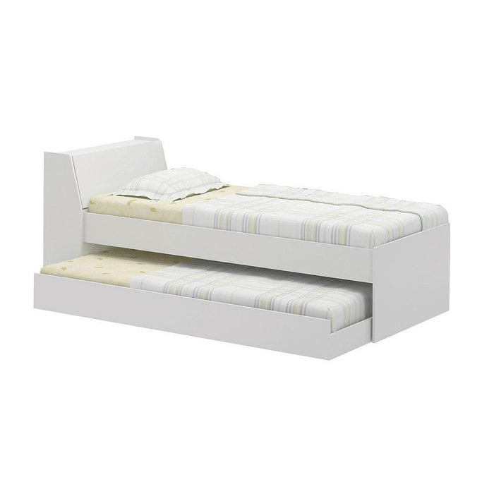 Cama Solteiro Bicama Ditália Branco - Imagem 2