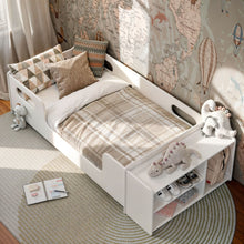 Cama Infantil Montessoriana Baixa para Colchão Nicho e Sapateira Quarto Criança Menina Menino - Imagem 4