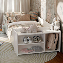 Cama Infantil Montessoriana Baixa para Colchão Nicho e Sapateira Quarto Criança Menina Menino - Imagem 5