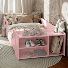Cama Infantil Montessoriana Baixa para Colchão Nicho e Sapateira Quarto Criança Menina Menino - Imagem 6