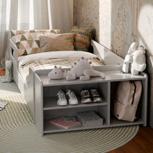 Cama Infantil Montessoriana Baixa para Colchão Nicho e Sapateira Quarto Criança Menina Menino - Imagem 7