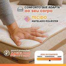Cama Box Baú Casal Colchão Molas Flora Bege 138x188x61cm - Imagem 6