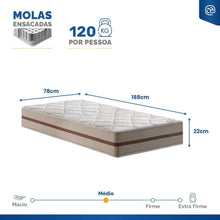 Cama Box Baú com Colchão de Molas Ensacadas Classic Pocket Solteiro 78cm - Imagem 5