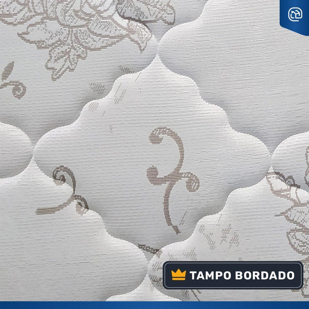 Cama Box Baú com Colchão de Molas Ensacadas Classic Pocket Solteiro 78cm - Imagem 8