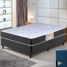 Cama Box Casal Conjugado Granada Umaflex Preto/branco Flor - Imagem 2